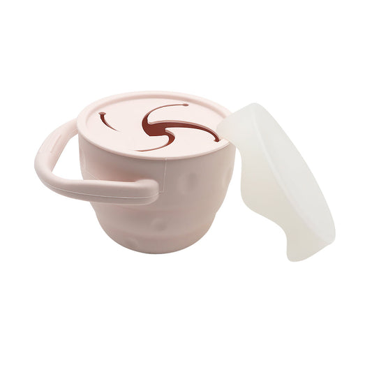 Silicone Collapsible Snack Cup - Poppy + Clover