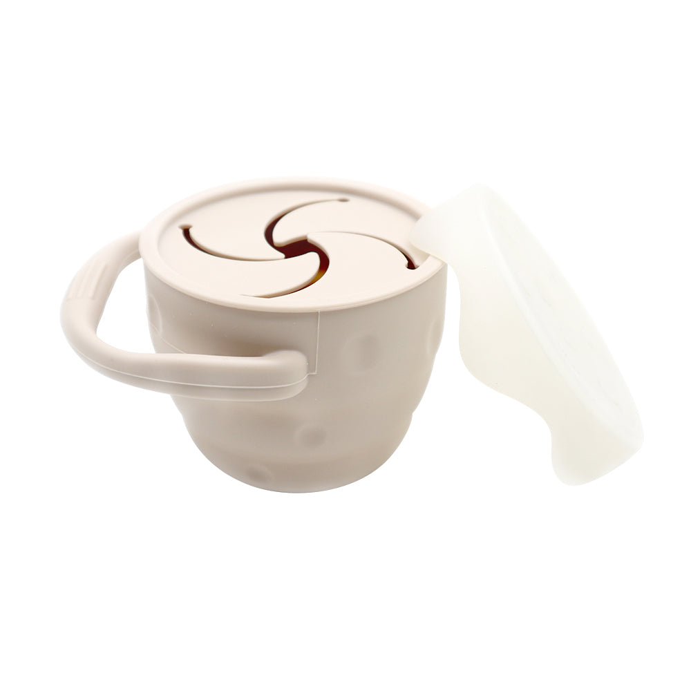 Silicone Collapsible Snack Cup - Poppy + Clover