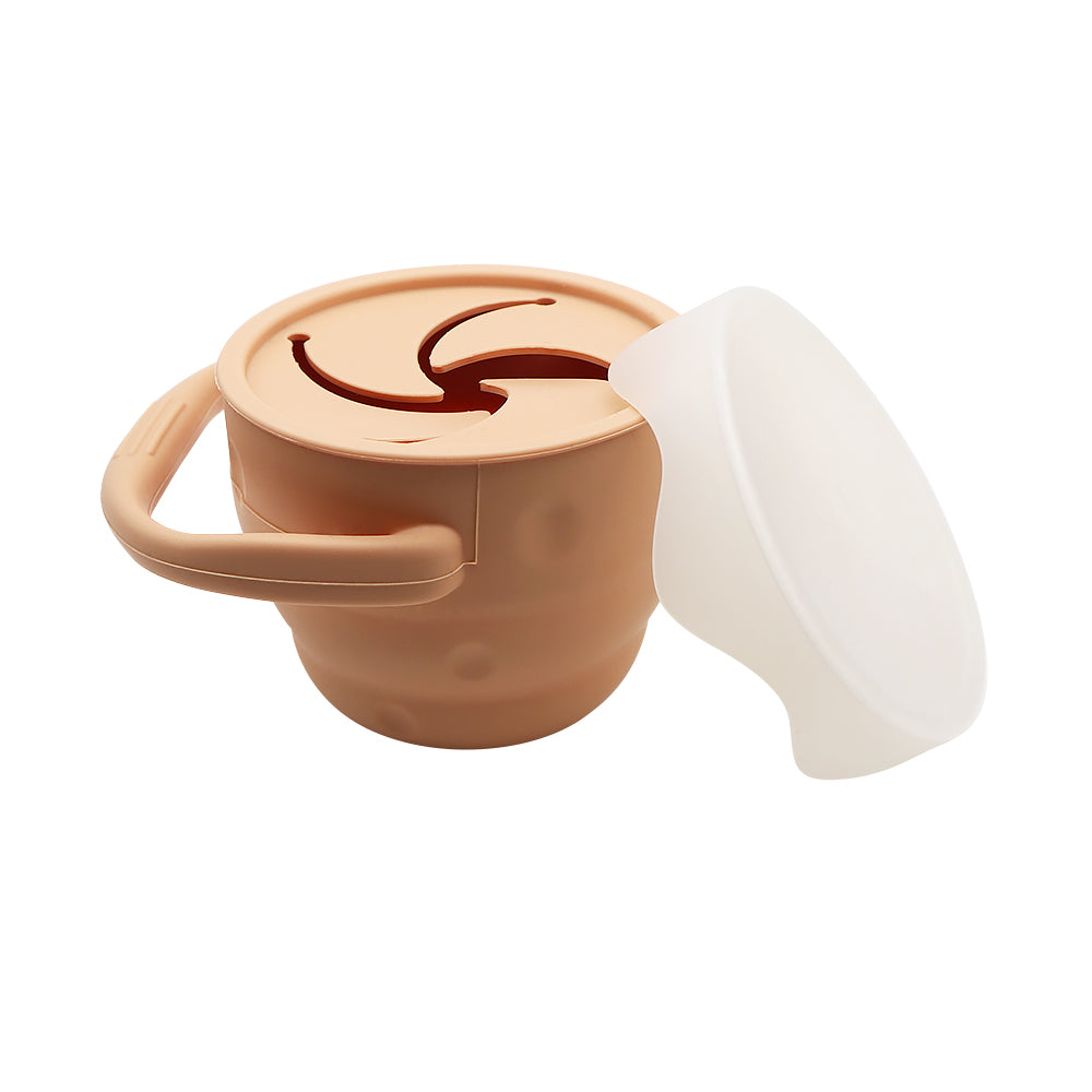 Silicone Collapsible Snack Cup - Poppy + Clover