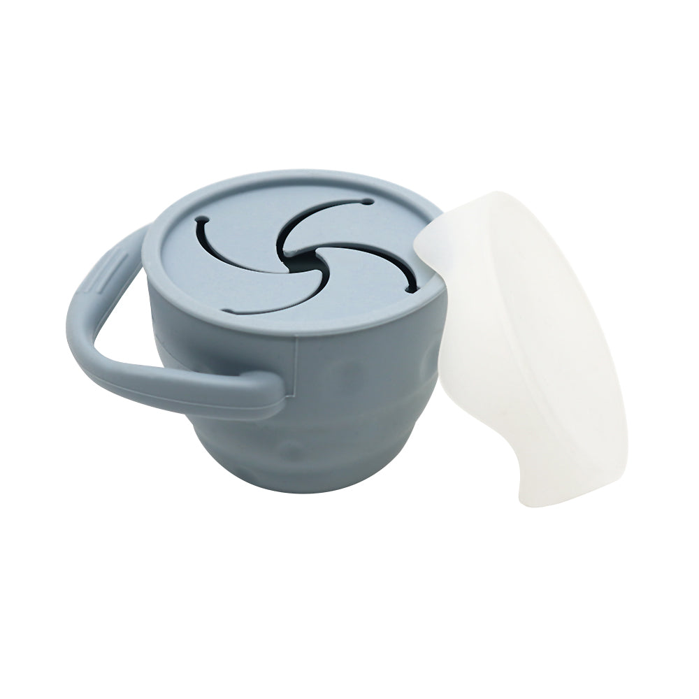 Silicone Collapsible Snack Cup - Poppy + Clover