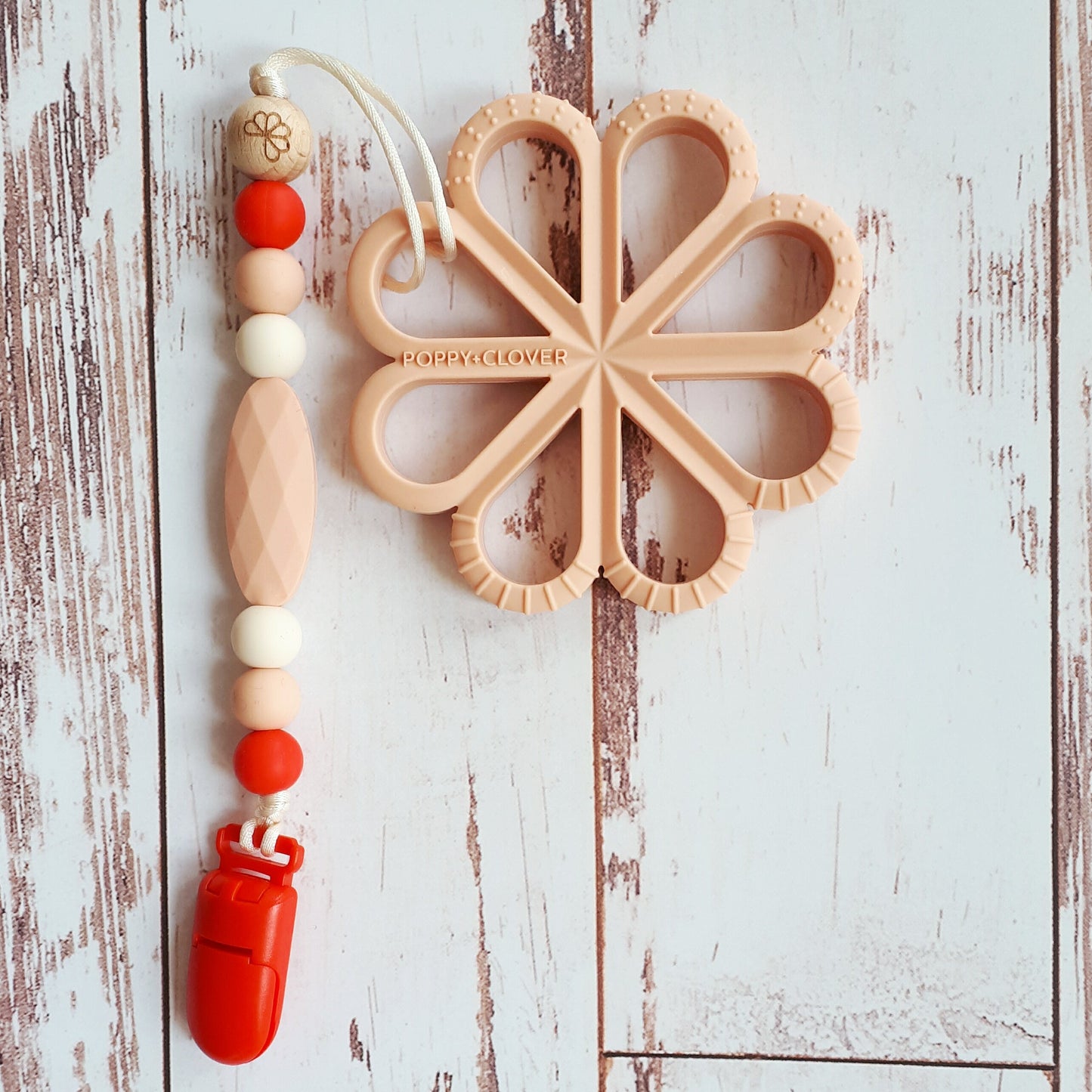 Peachy Flower - Poppy + Clover