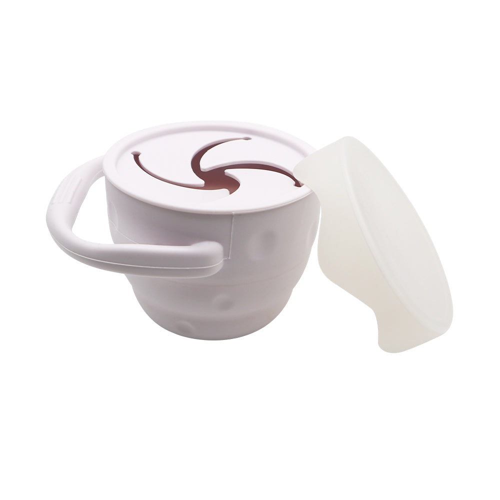 Silicone Collapsible Snack Cup - Poppy + Clover