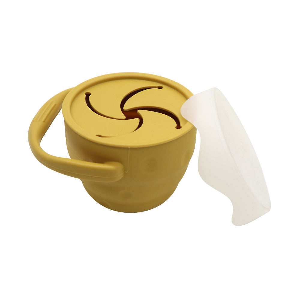 Silicone Collapsible Snack Cup - Poppy + Clover