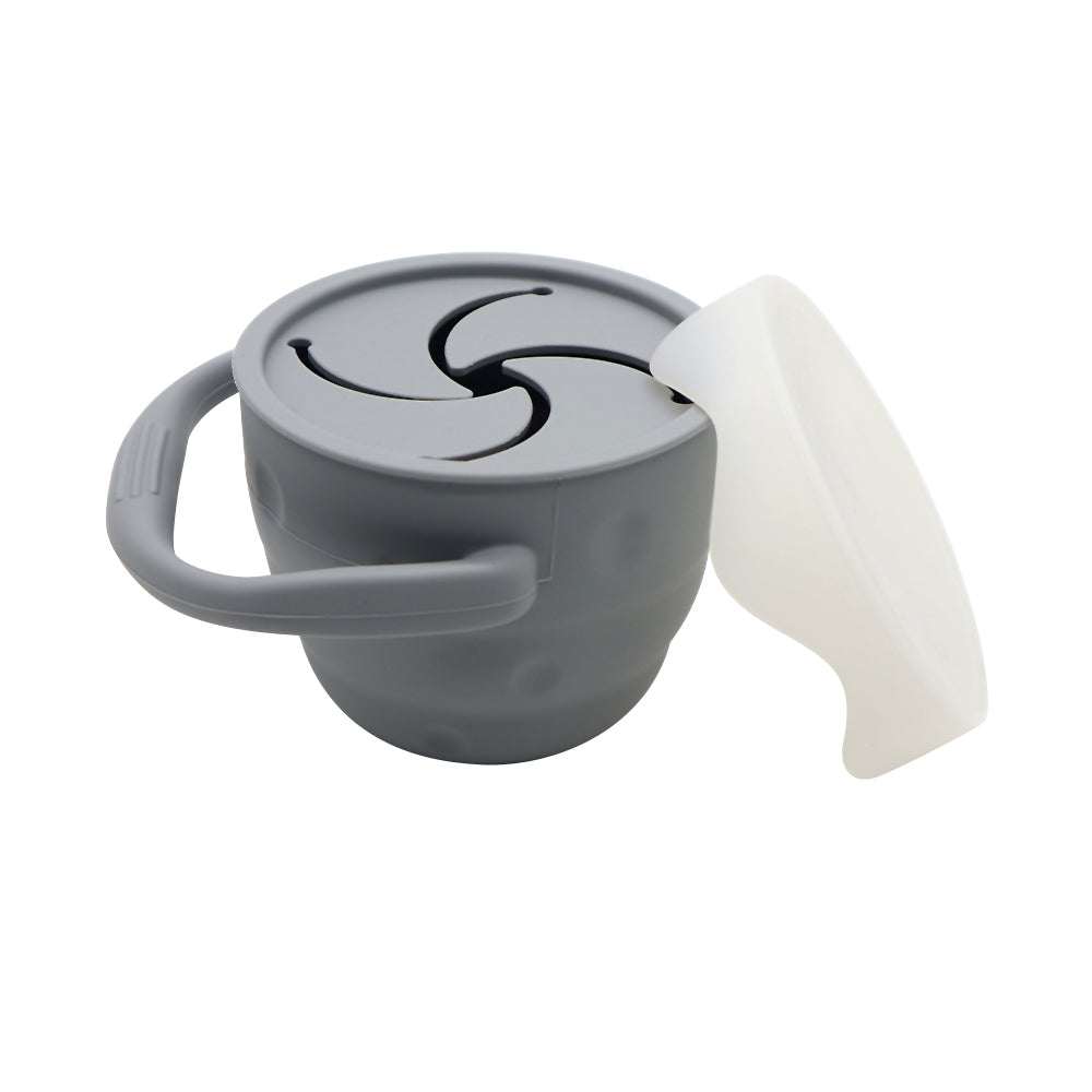 Silicone Collapsible Snack Cup - Poppy + Clover