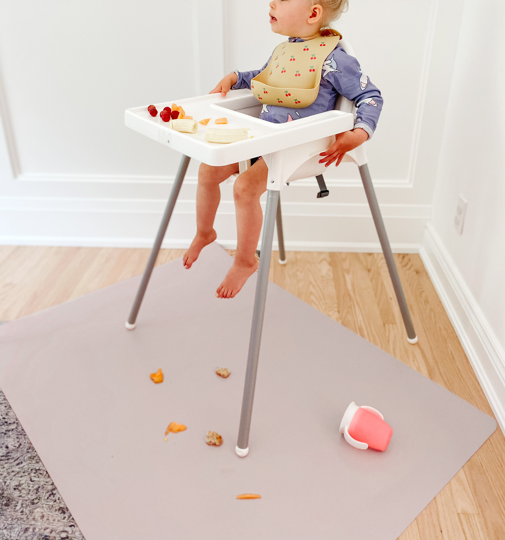 High shop chair mat