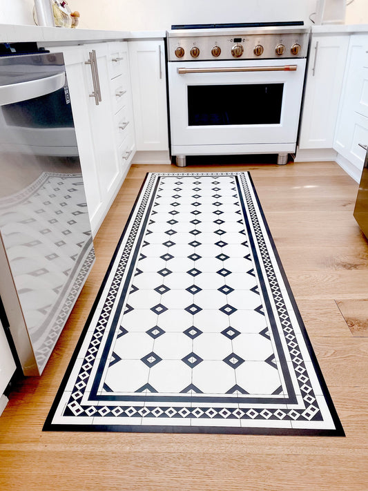 Classic Black / White Tile -Modern Function Home