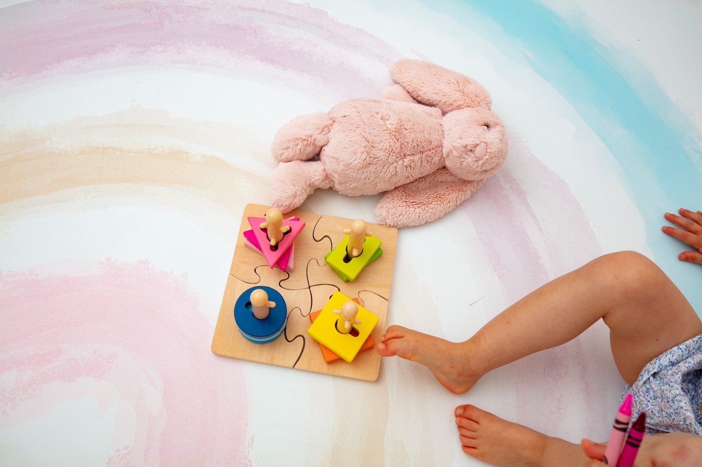 Kids Room Rug 5X5 - Clay